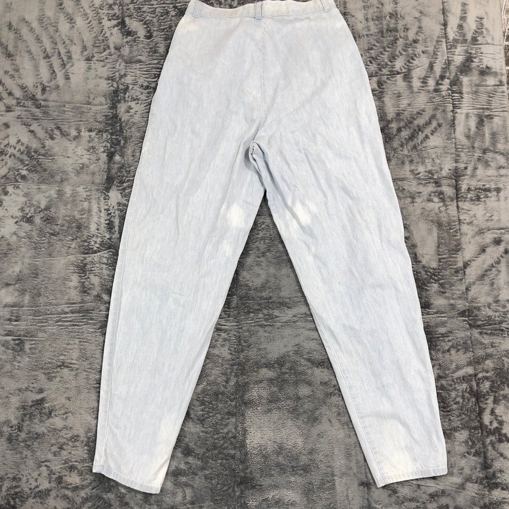 Vintage Cherokee High Waisted‎ Light Wash Tapered Leg Jeans Made in USA Size 12